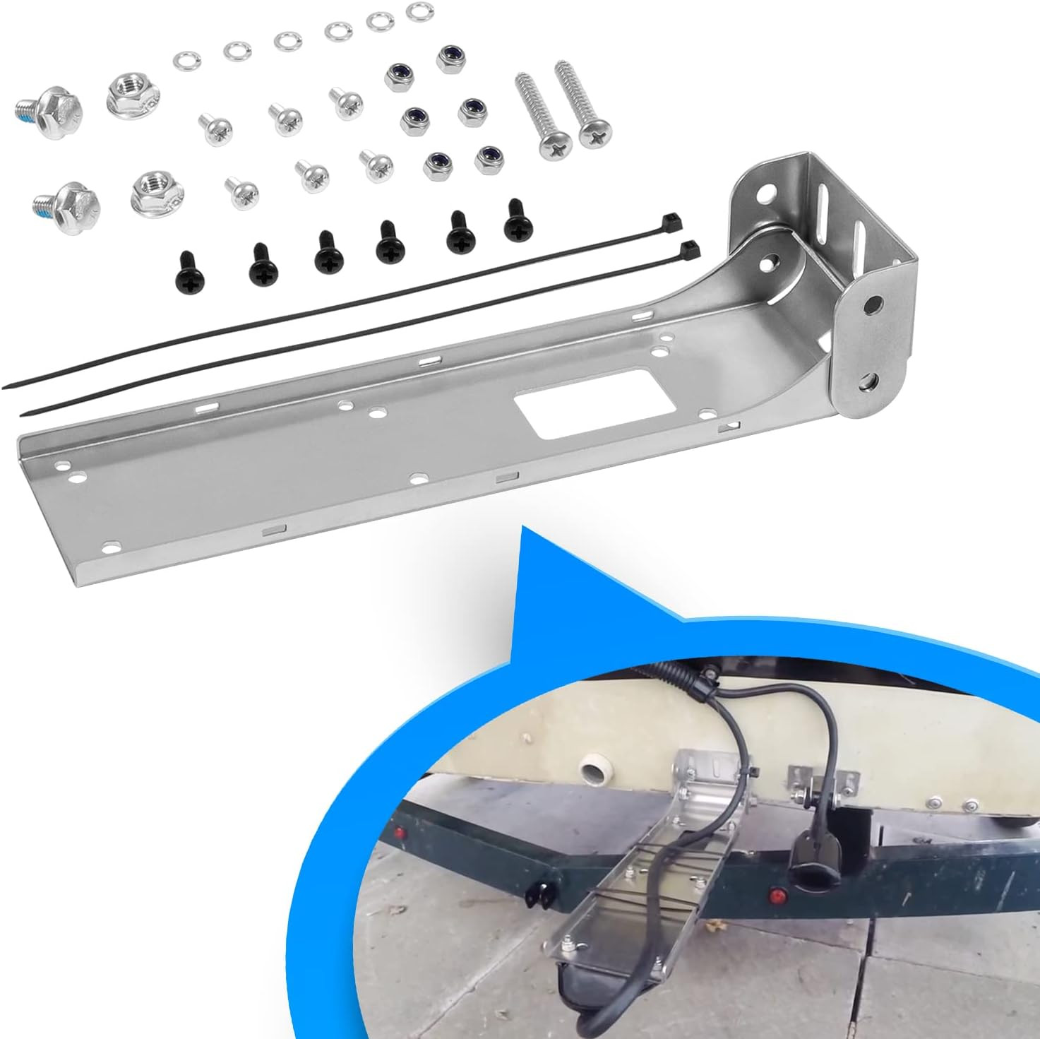 000-12603-001 Transom Mount Bracket for Structurescan 3D, Structurescan HD, and