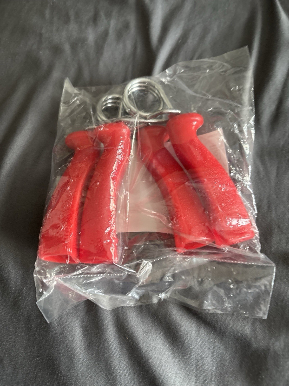 Red Fixed Resistance Hand Grip Exercisers Set Of 2