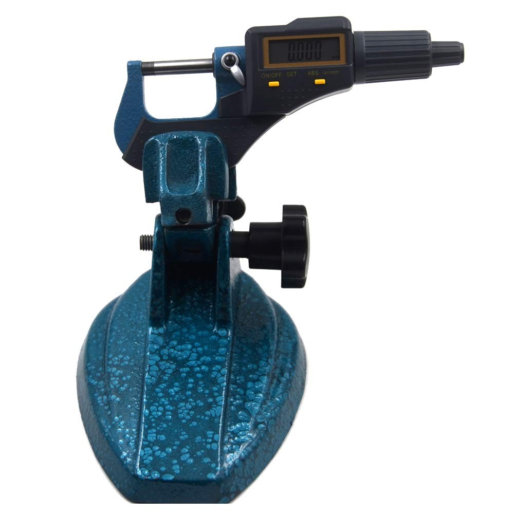 Precision Micrometer Holder Stand Base Inspection Machinist Measuring Tool