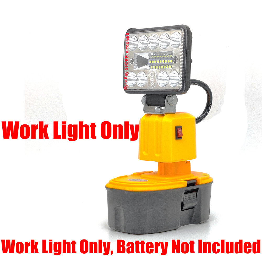 1x LED Work Light Suitable For DeWalt 18v DC9096 XRP Battery(2280LM) w/BMS Board