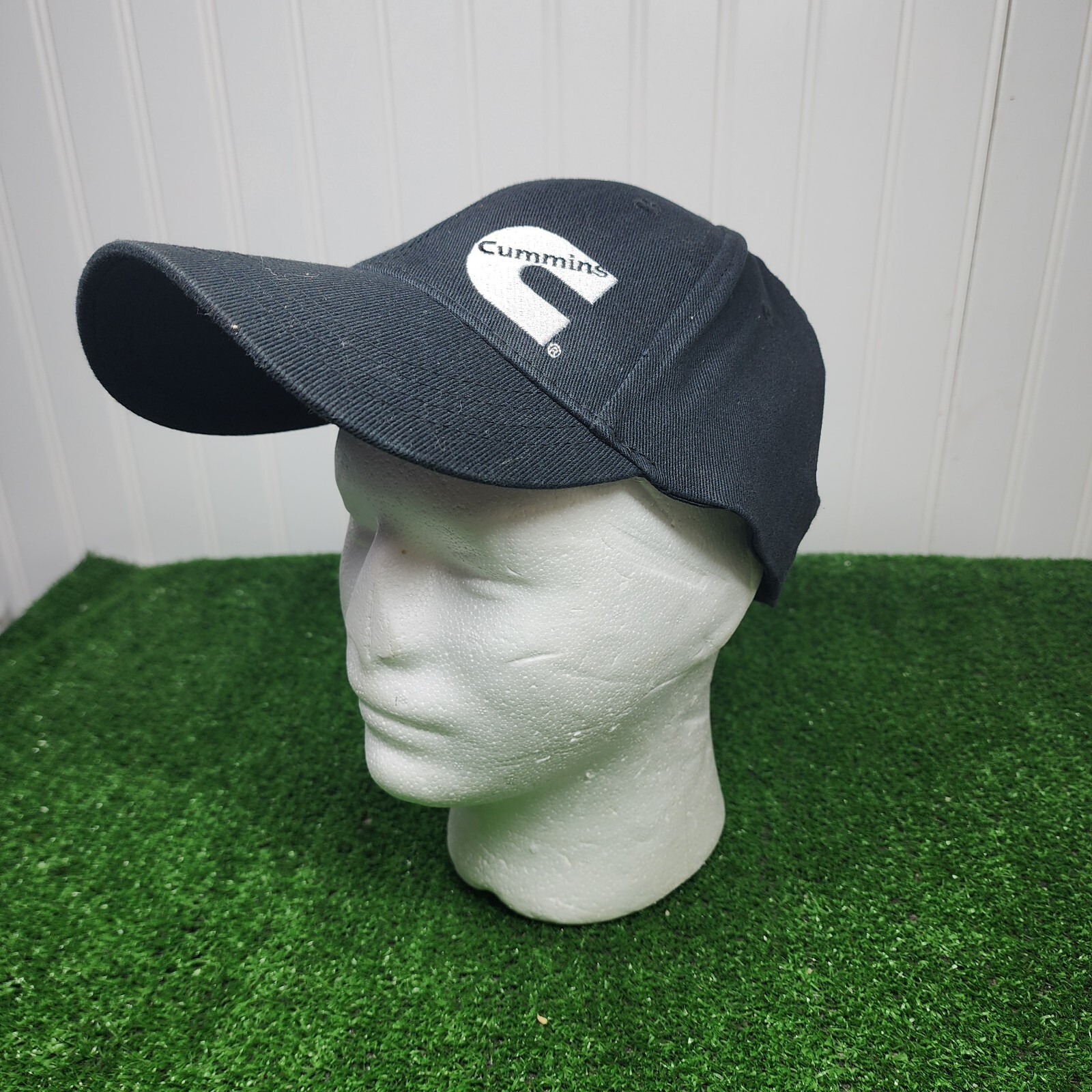 Cummins Black Fitted BDA Stretch Fit Hat Ball Cap