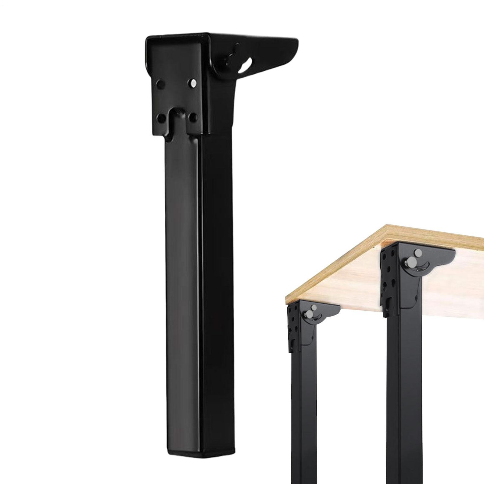 Metal Foldable Table Furniture Legs Heavy-Duty Folding Furniture Desk Legs