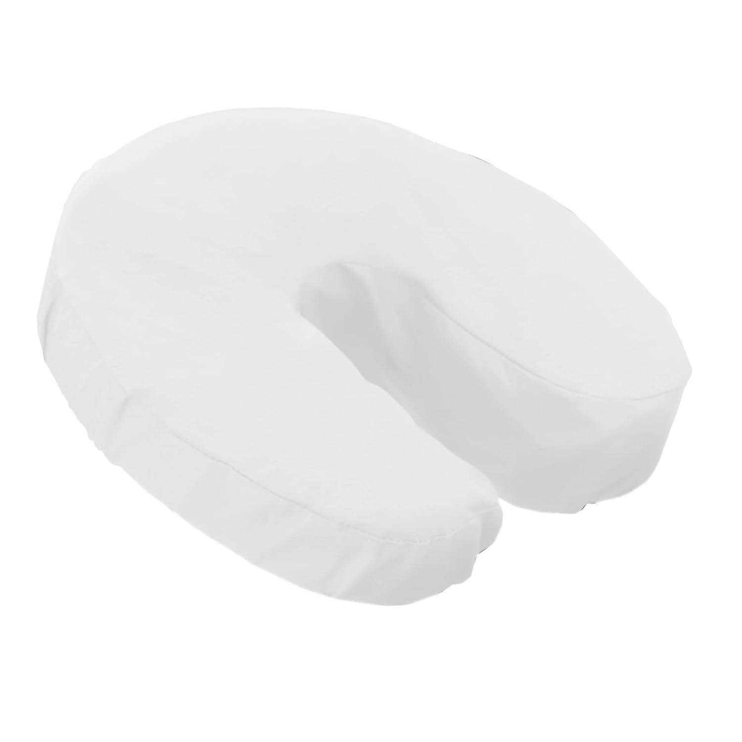 4-Piece White Soft Microfiber Face Cradle Covers for Enhanced Massage Comfort