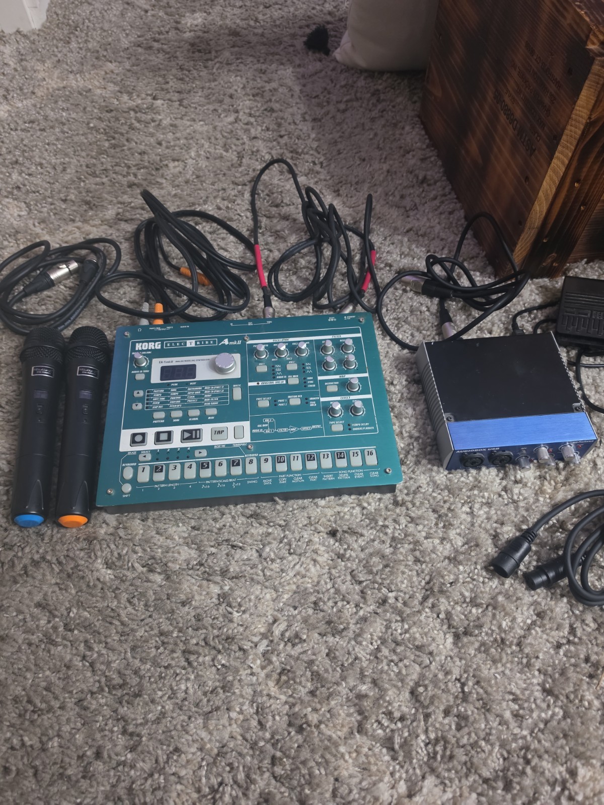 KORG Electribe A MKII EA-1MKII Analog Modeling Synthesizer w/ AC Adapter Manual