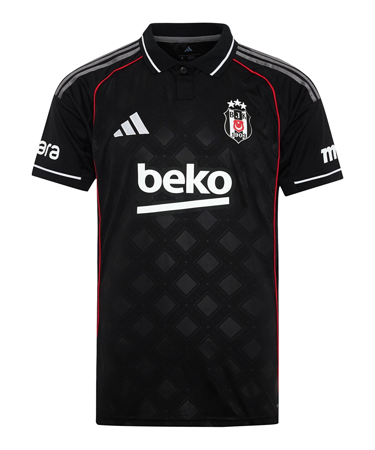 NEW Besiktas JK 2025 / 2026 Season  Black Jersey Shirt Adidas Official 25 / 26