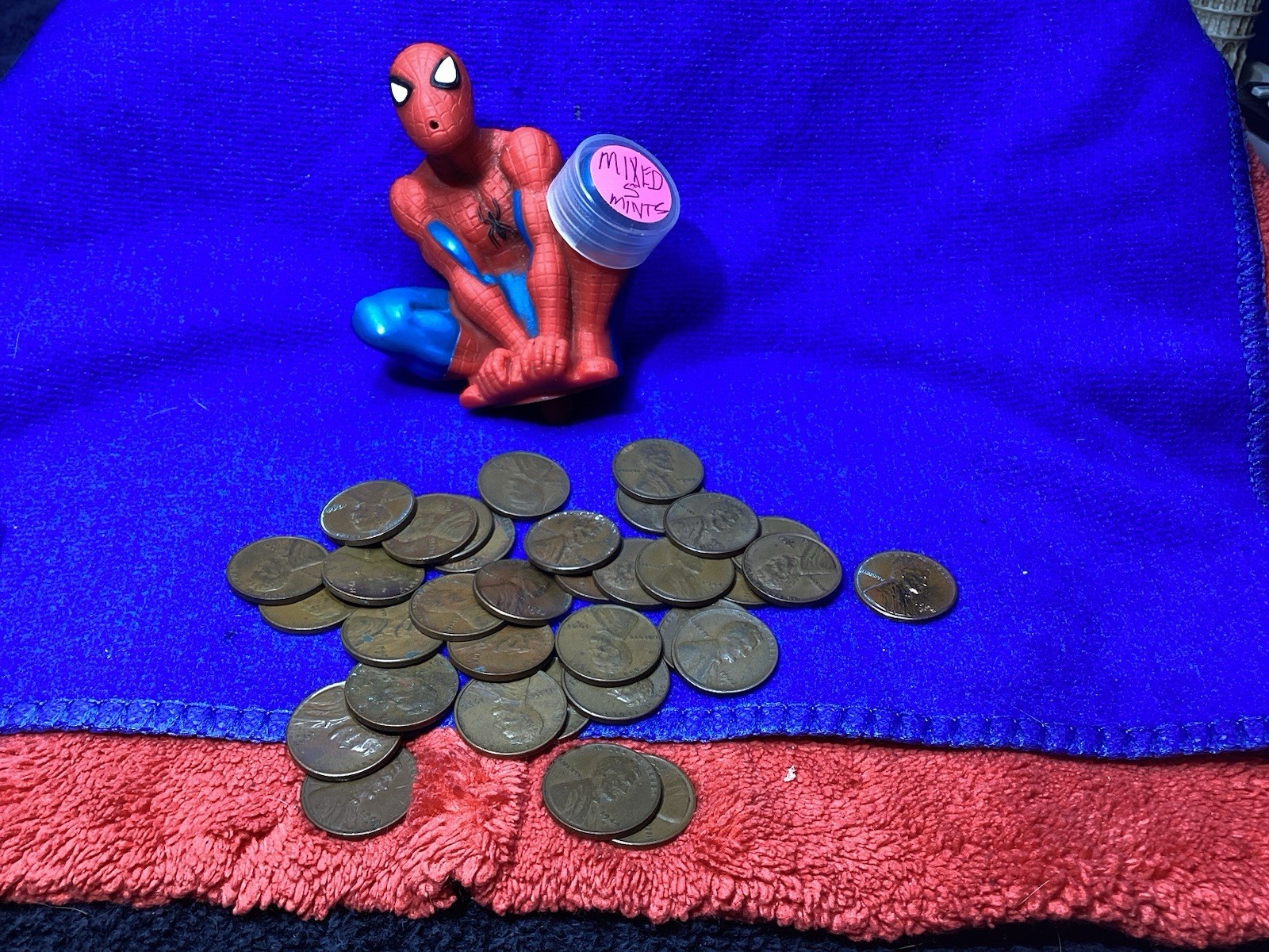 34 S MINT WHEAT 🌾 PENNIES MOSTLY in THE 1940s & 1950s