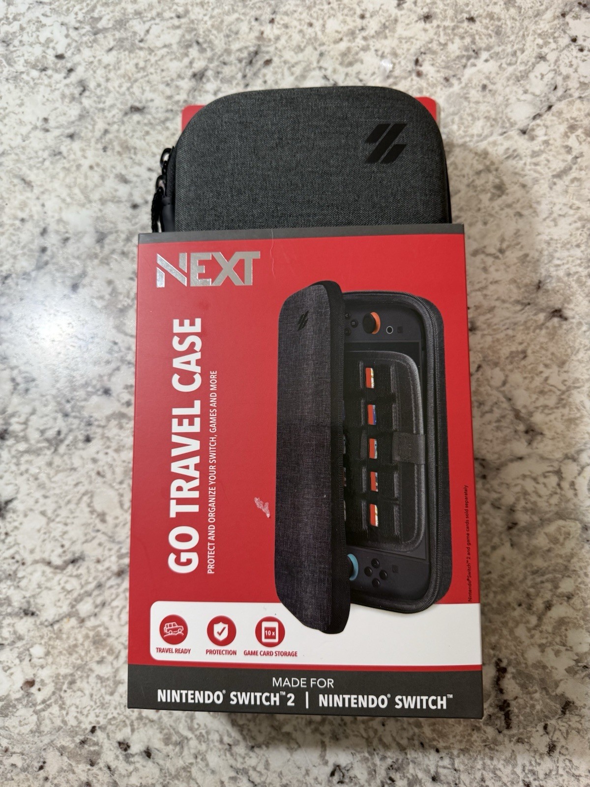 NEXT - Deluxe Go Travel Carry Case for Nintendo Switch 2 & Switch - Gray New