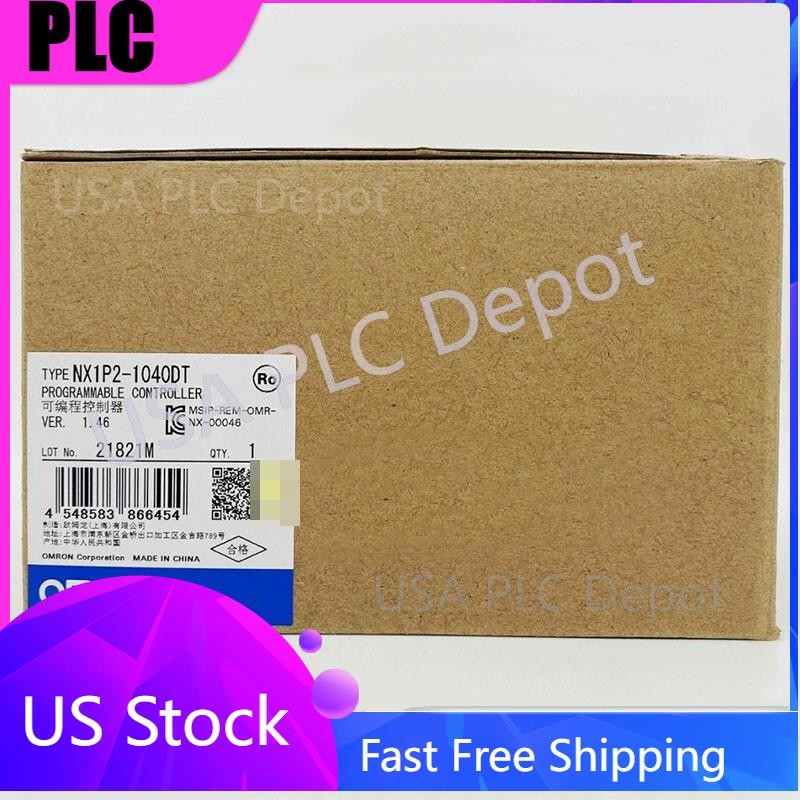 New In Box OMRON PLC Module NX1P2-1040DT PLC Controller Fast Ship  US Free TAX