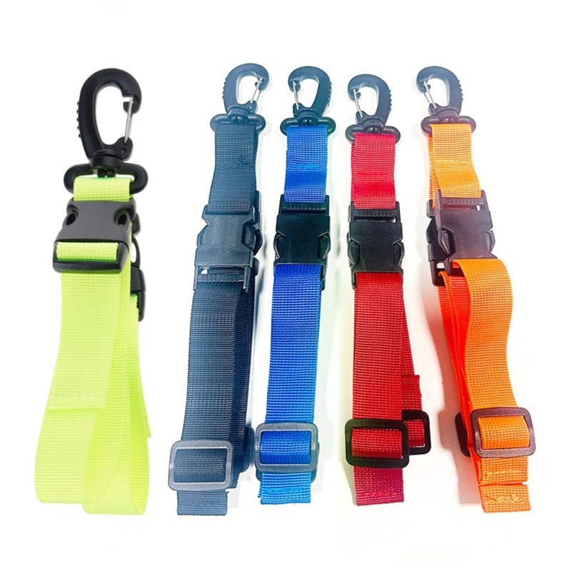 Quick Releases Buckle Belt for Scubas Diving Fin Mask Holder with Swivels Clip