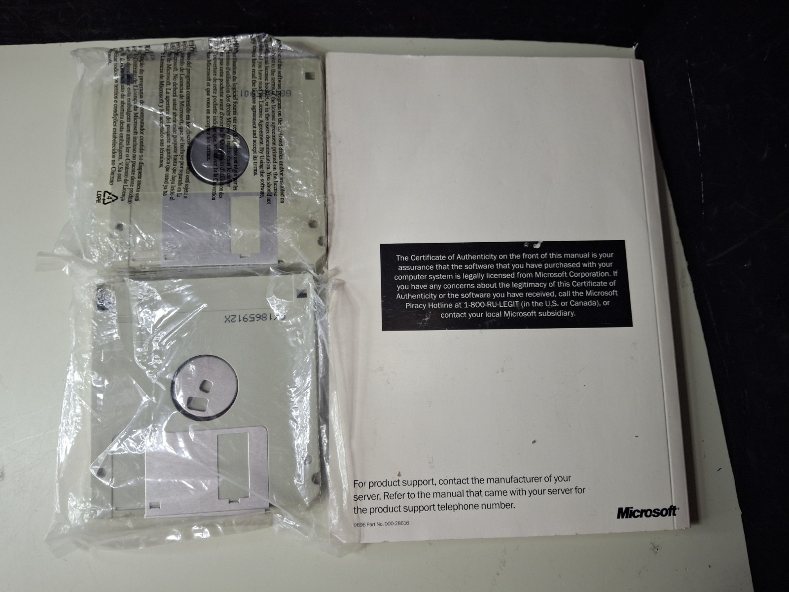 Windows NT 4.0 SERVER and WORKSTATION Setup CD Compact Disks & Floppy Diskettes