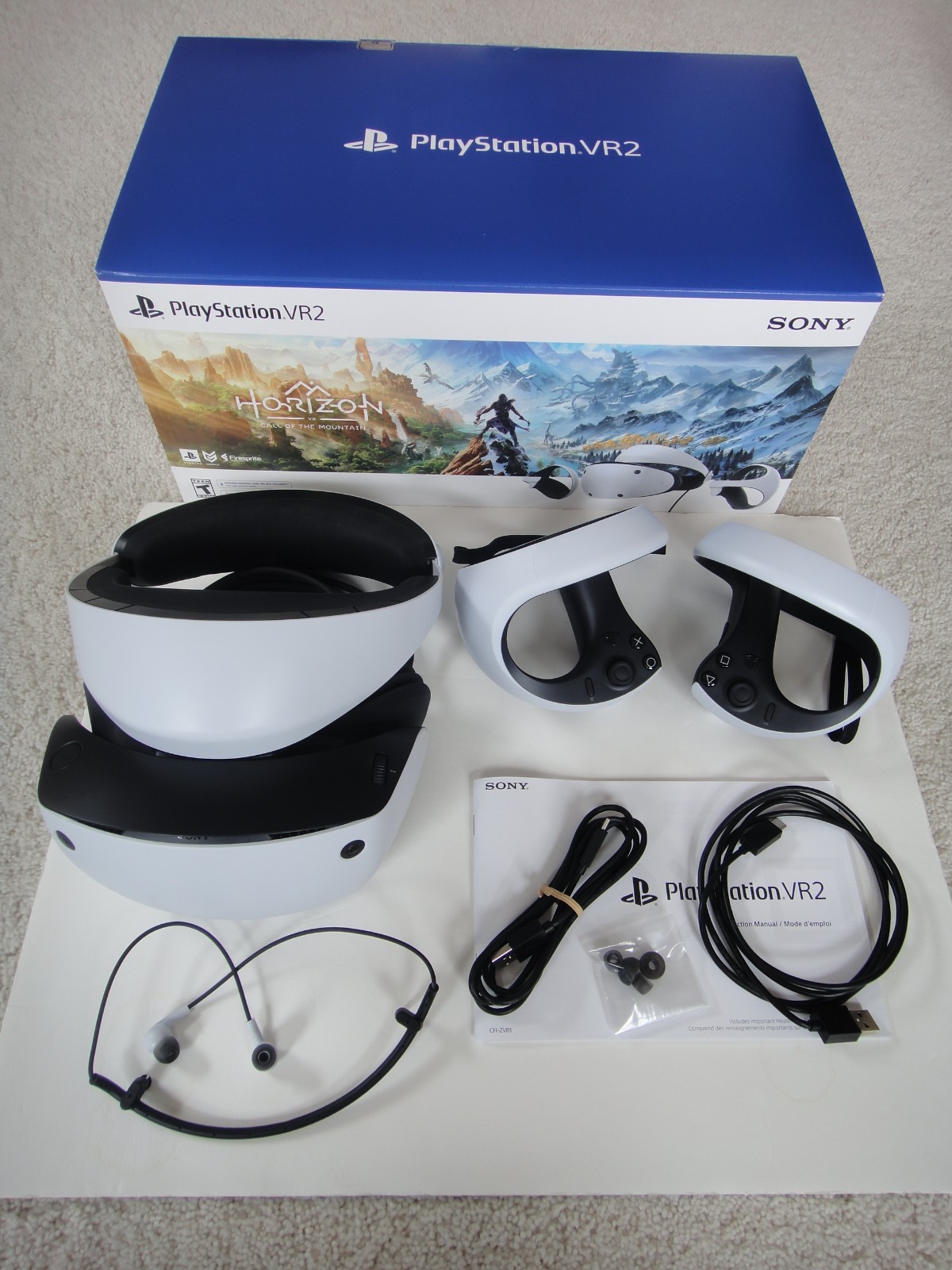 Sony PlayStation VR2 CFI-ZVR1 Horizon Call Of The Mountain PS5 NO GAME