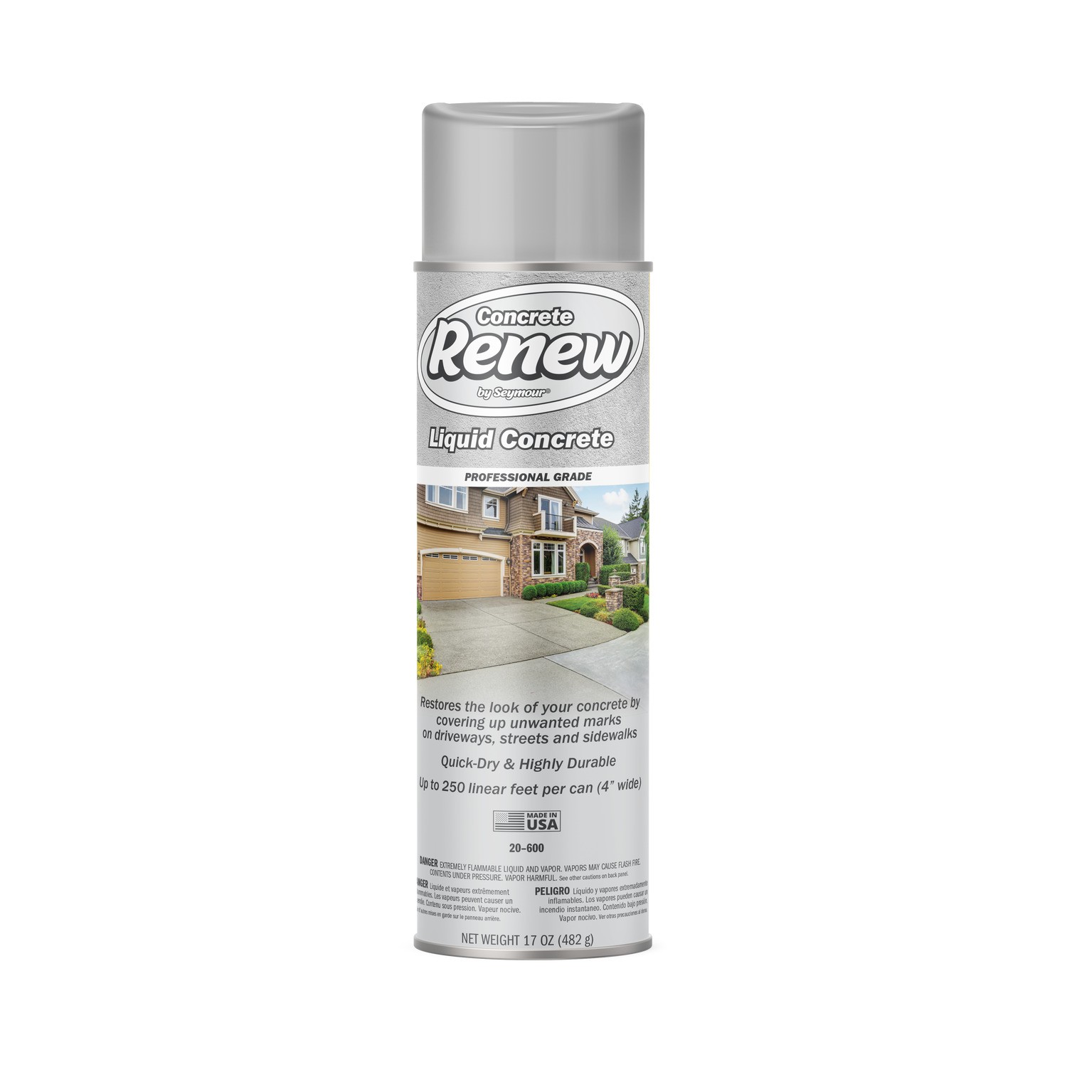 Seymour Paints Concrete Renew Spray Paint, Gray 17 Oz. 20-600