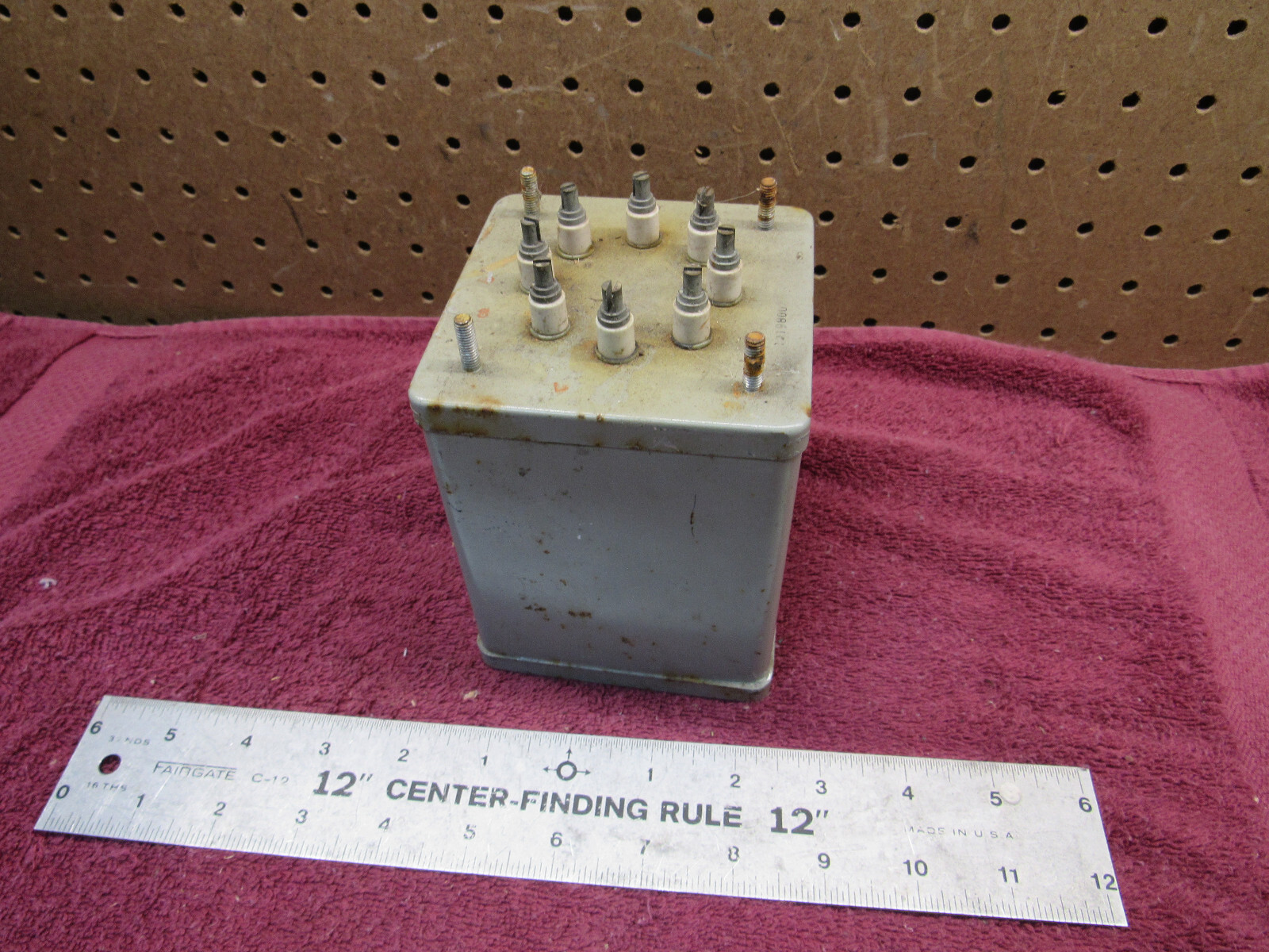Vintage Sperry ETCO Transformer 6.3v@ 1a&10a 2.5v @10a 2000 VRMS Class A