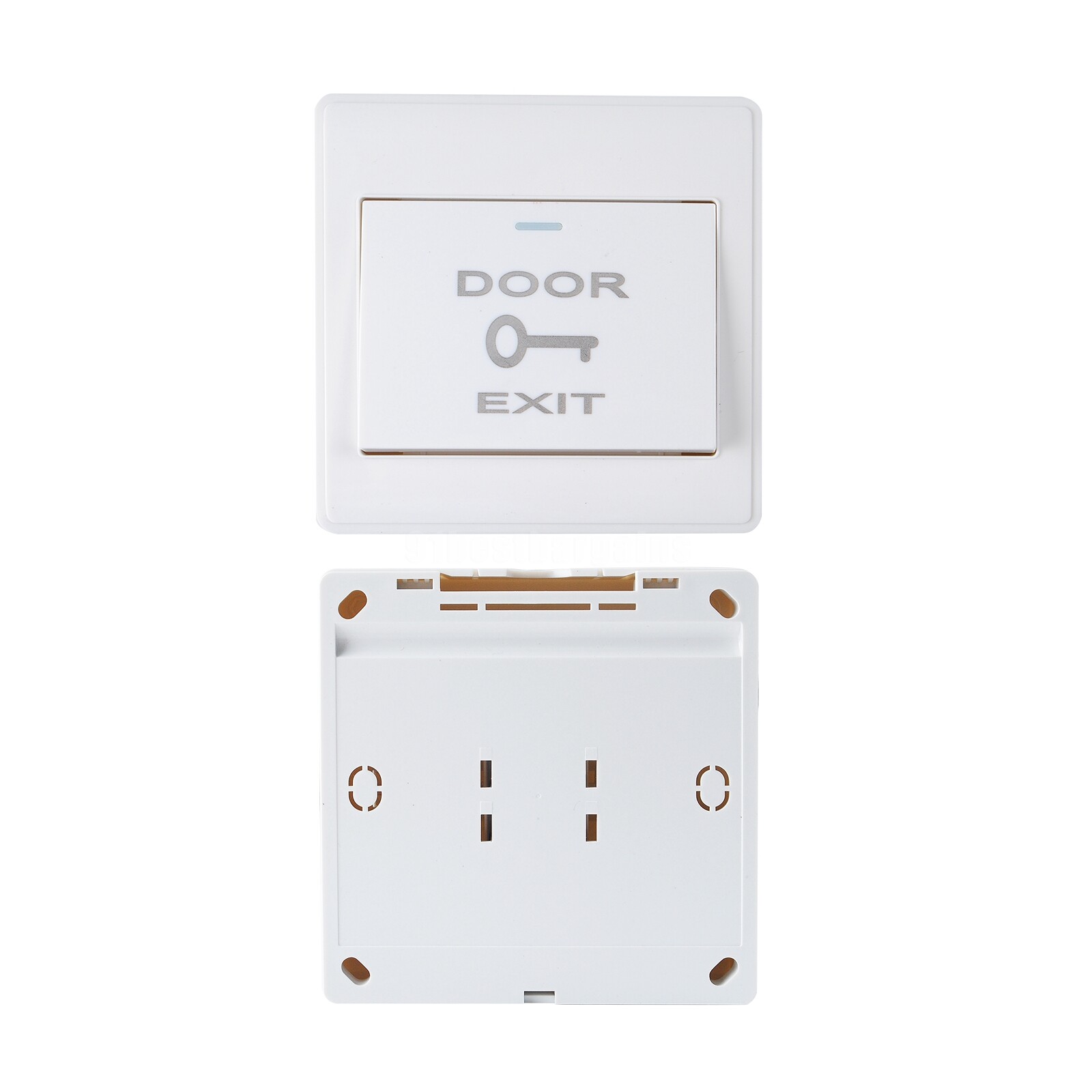 Push to Exit Button Release NO/NC/COM Door Switch Panel 86mmx86mm 36V 3A White