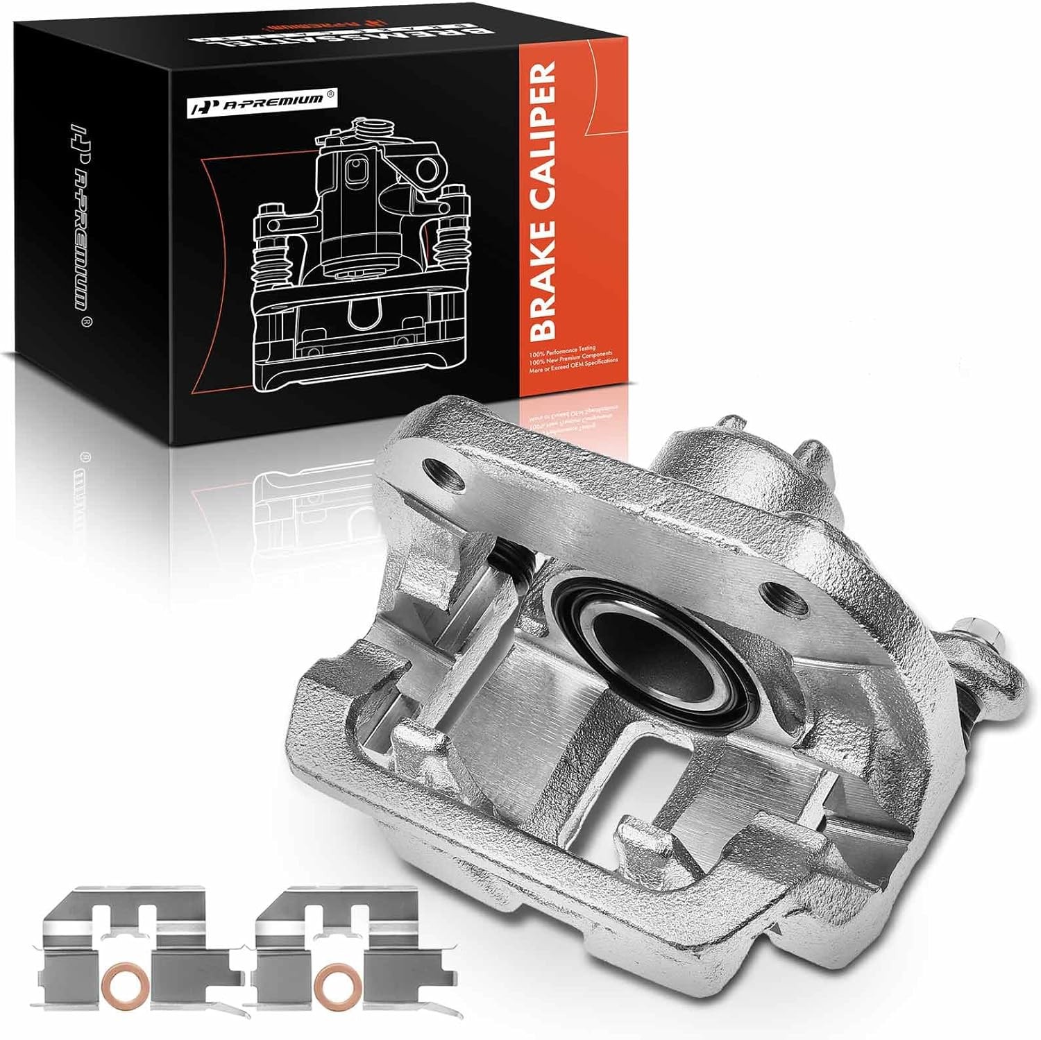 A-Premium Disc Brake Caliper Assembly w/Bracket Compatible w/Select Honda Models
