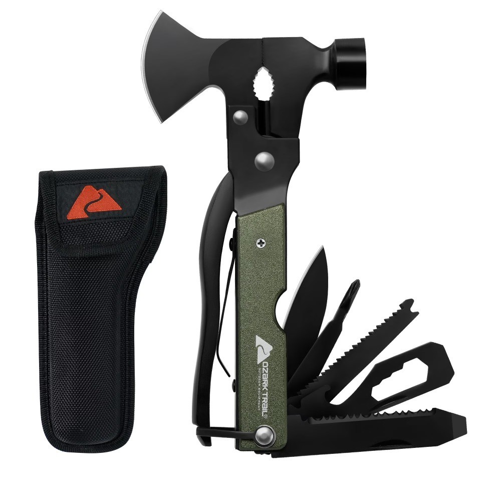 6.3 Inch 19-in-1 Multi-Function Camping Survival Tool with Aluminum Handle and