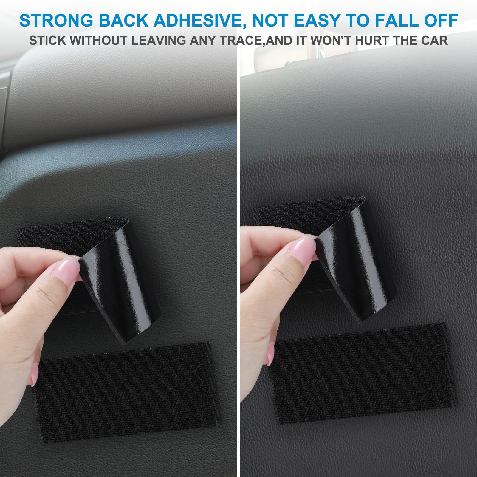 PU Leather Car Side Pocket Organizer Universal Auto Console Side Storage
