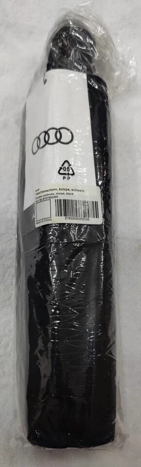 Audi collection 3121900200 Pocket Umbrella Black (2 Pcs)