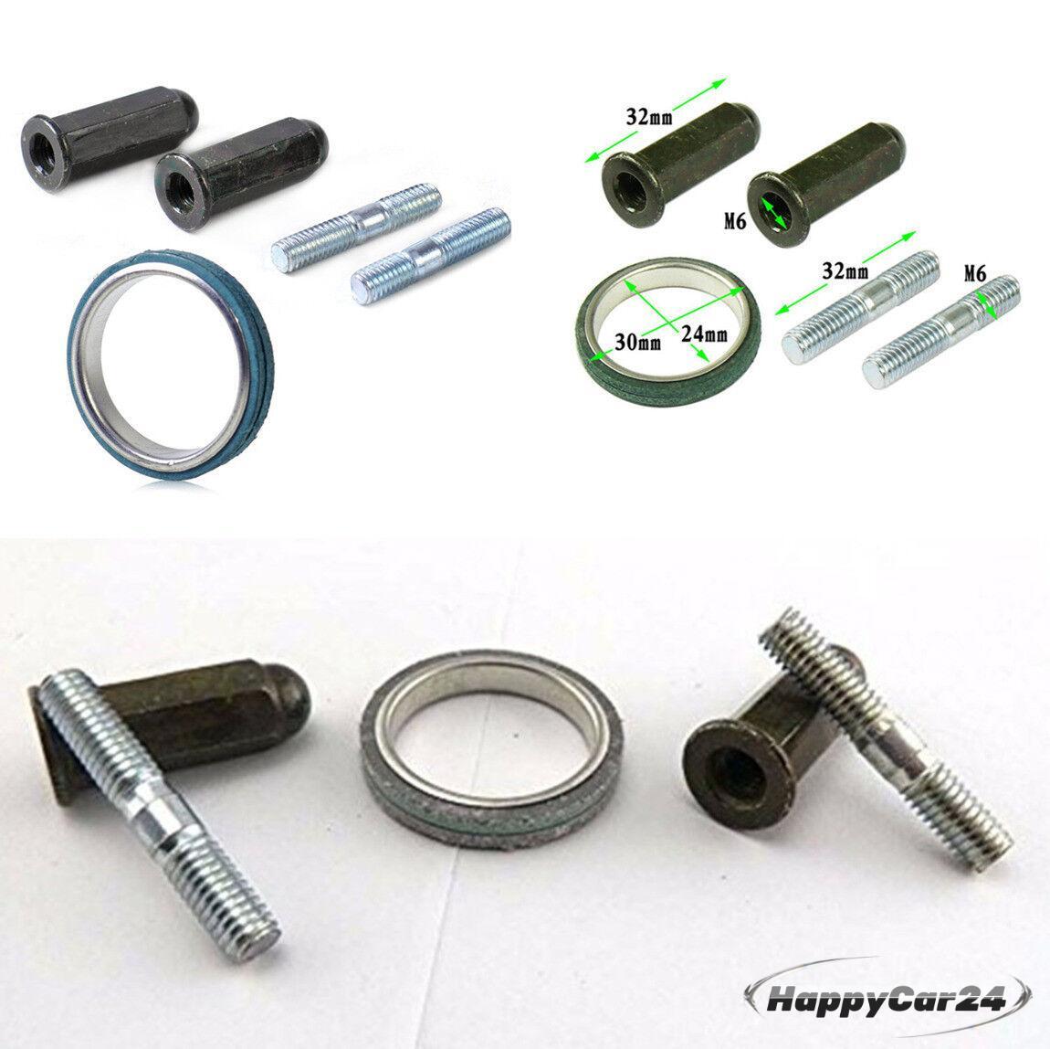 1 Sets GY6 50cc 125cc 150cc QMB139 Moto Exhaust System Studs Nuts Gasket Kit New