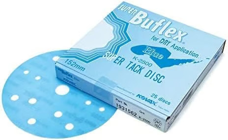 Eagle Abrasives 6” DRY Buflex Discs - Blue 15/H