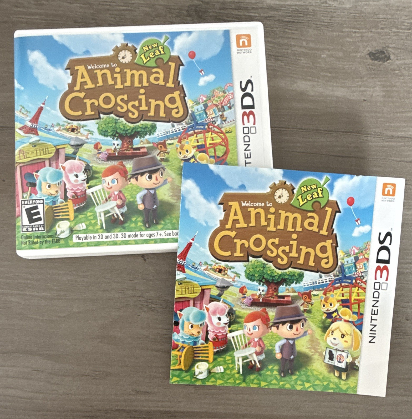 Nintendo Animal Crossing: New Leaf Original Case w/ Manual (NO GAME)