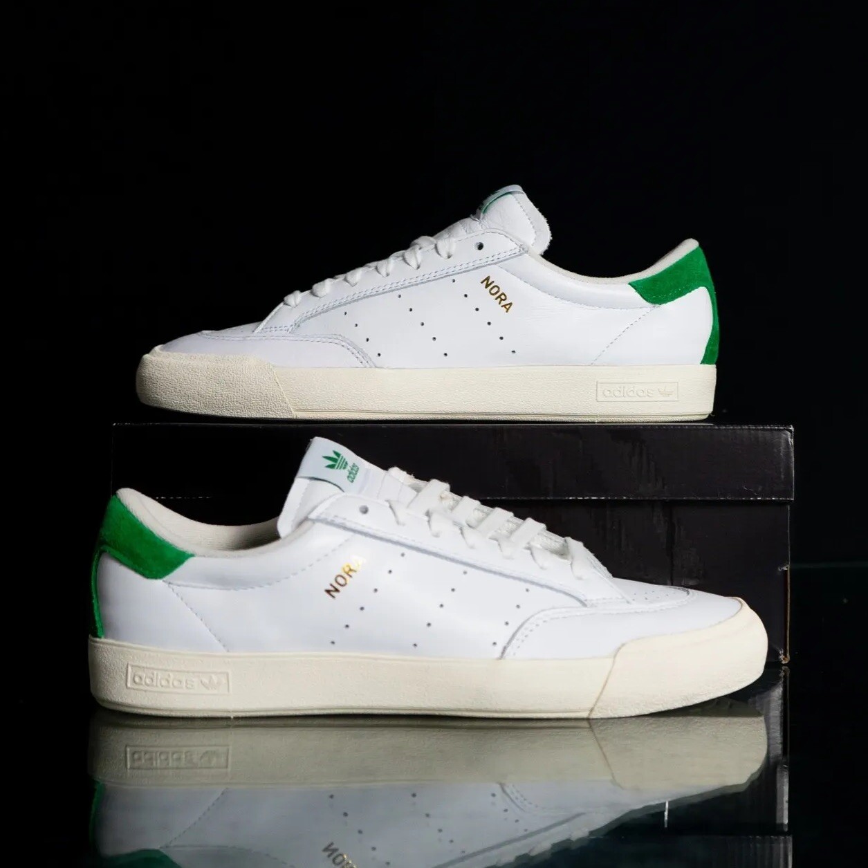 Adidas Nora Men’s Sneaker Skateboarding Shoe White Athletic Trainers #269