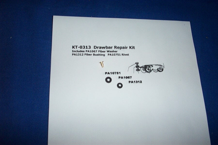 Americn Flyer Parts - Drawbar Repair Kit-PA1067-PA1312-PA10751 #307