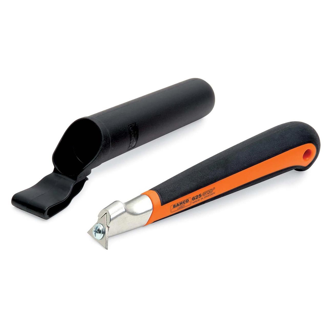 Bahco Precision Paint Scraper with ERGO Dual-Component Handle & Plastic Holder