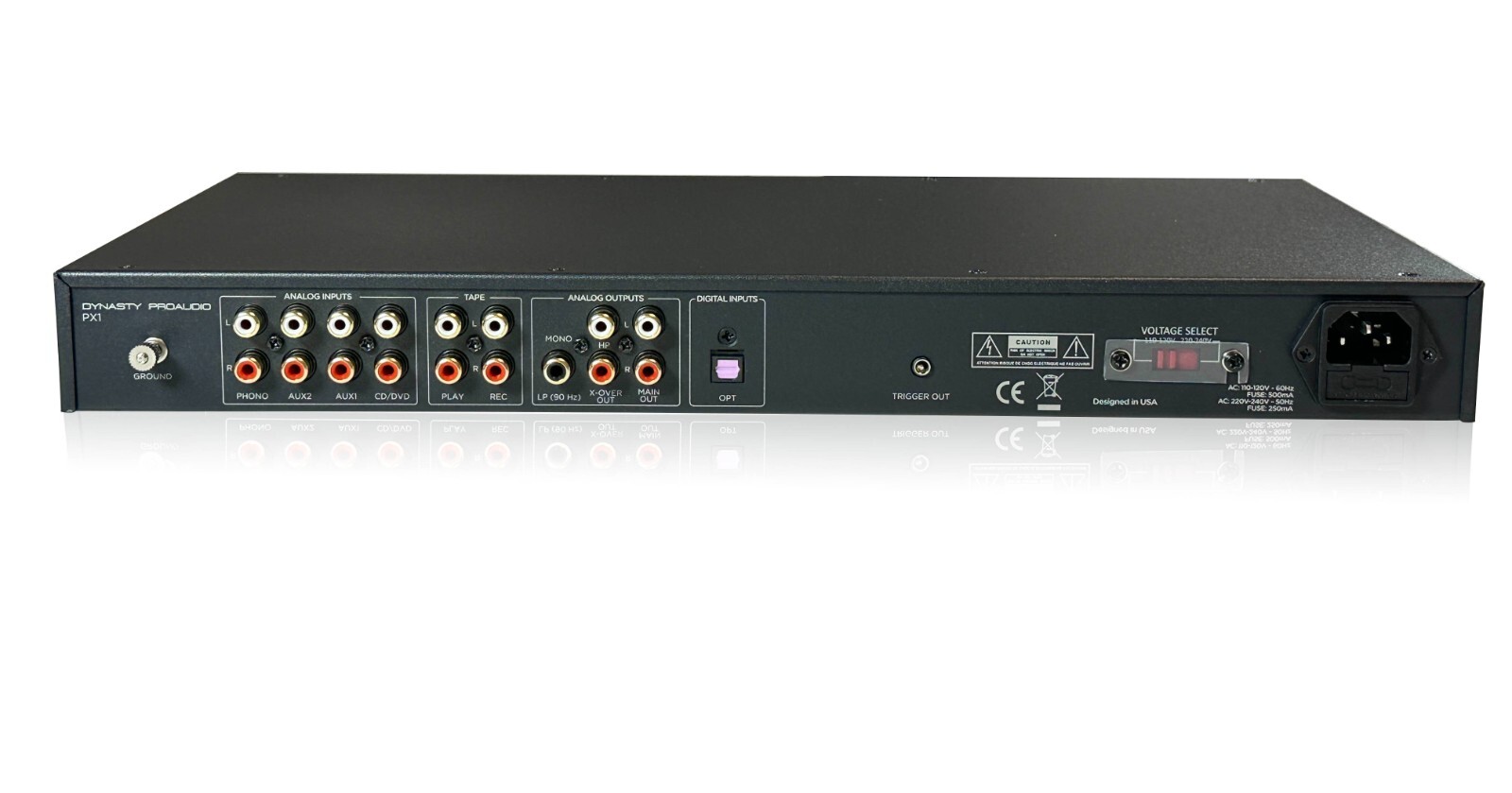 Dynasty ProAudio PX1 High Definition Multi-Source Home Audio Stereo Preamplifier
