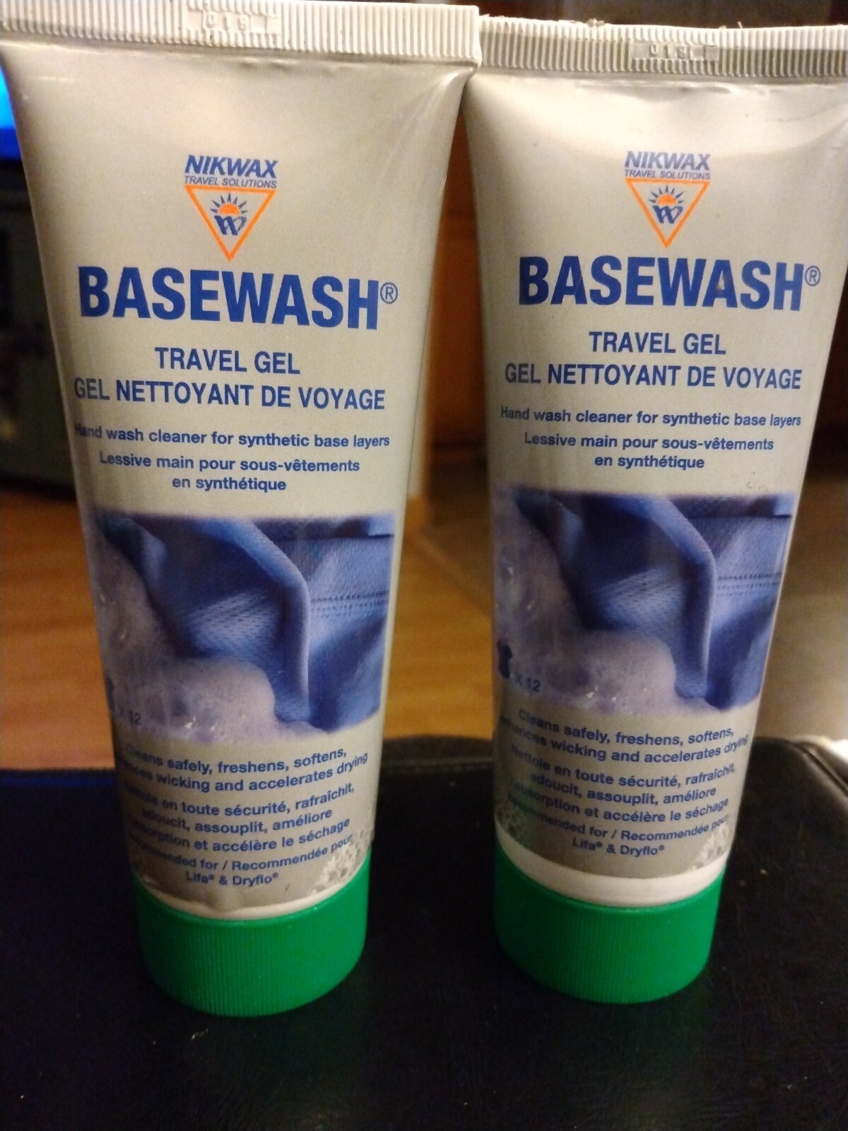 Lot Of 2 Nikwax Base Wash Travel Gel 60ml New 2oz Each  Total Of 4 Oz