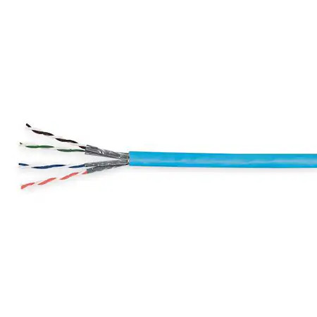 Genspeed 2133496E Cable, Cat 5E, 24 Awg, 1000 Ft, Blue