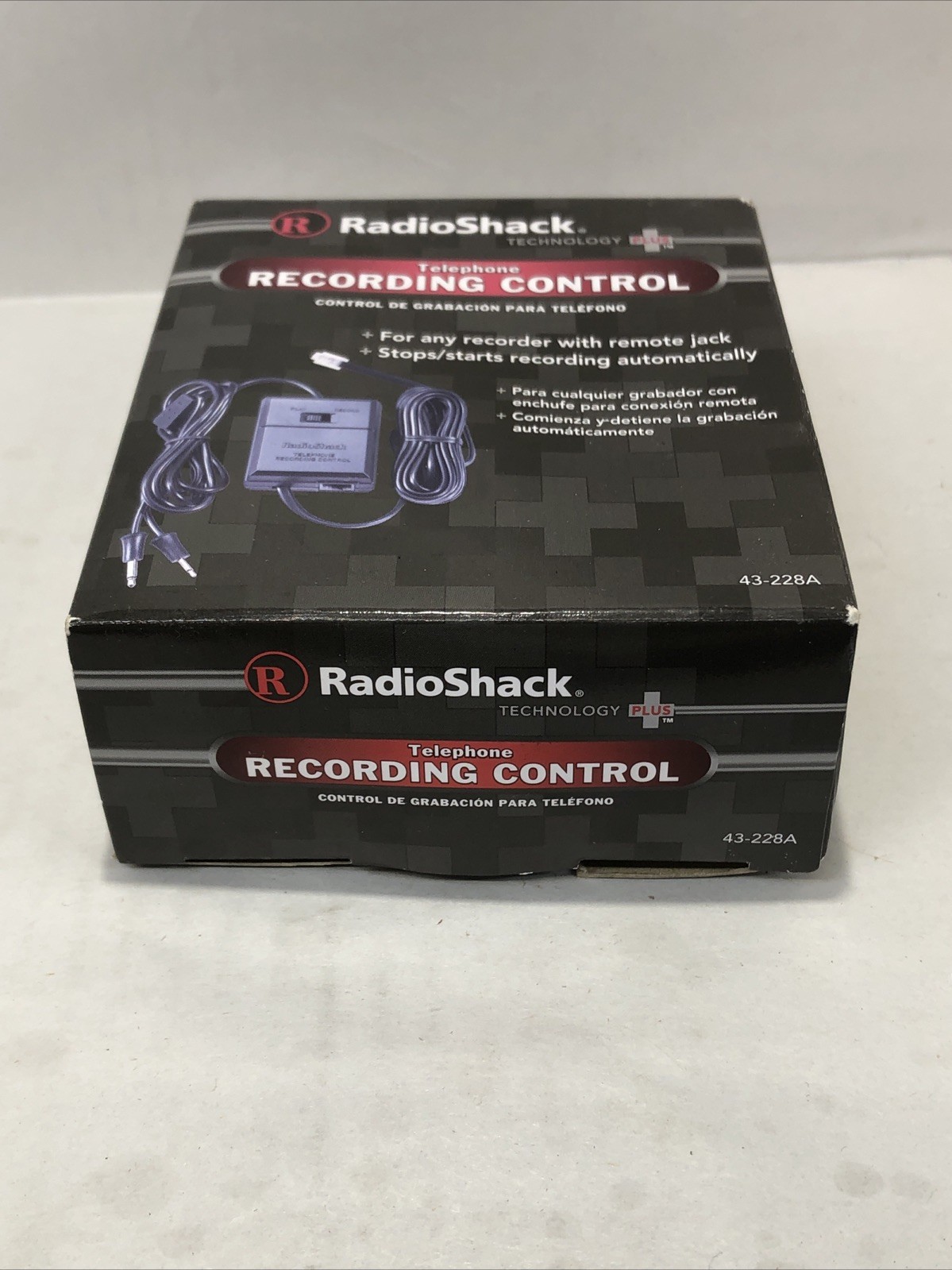 RadioShack Telephone Recording Control 43-228A