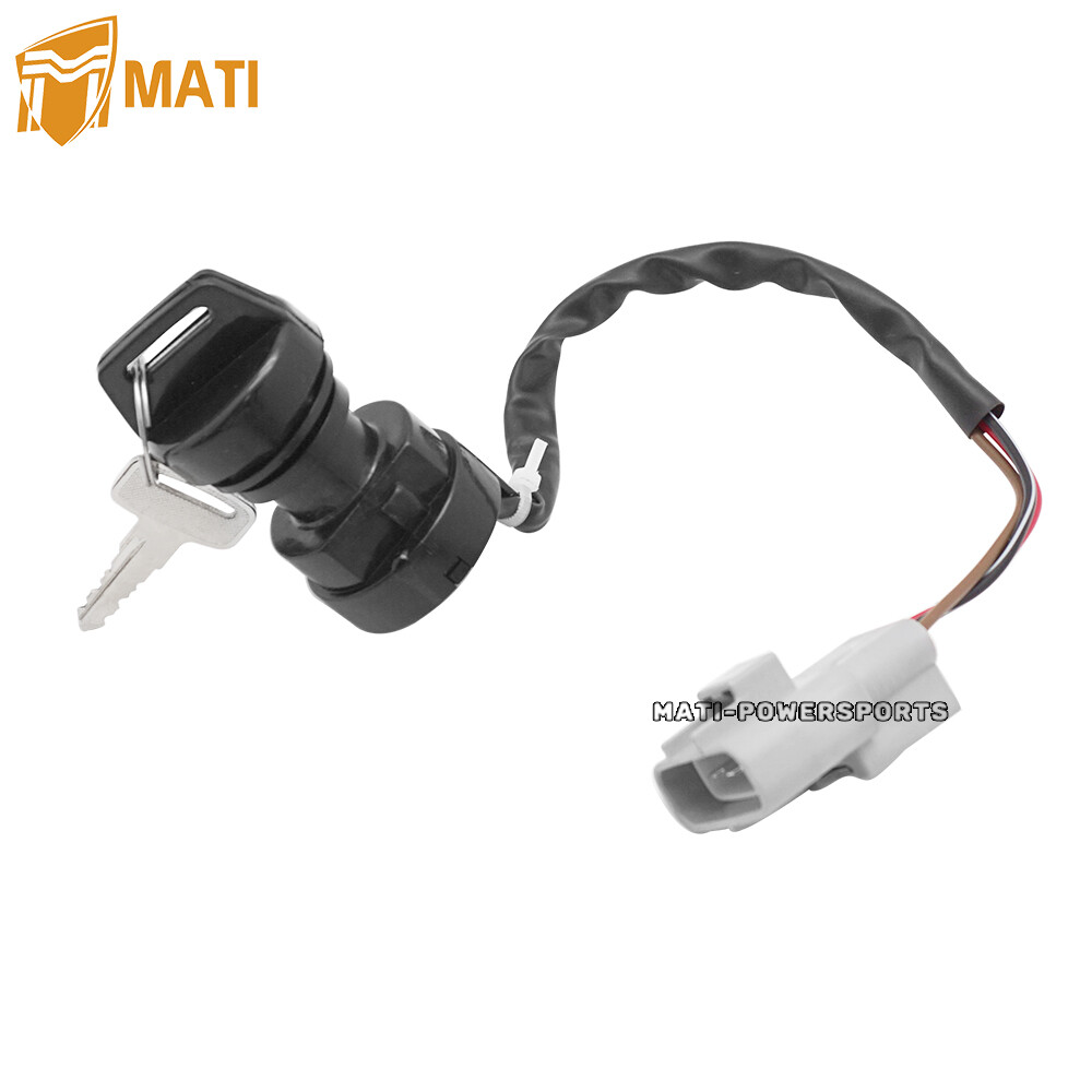 Start Stop Switch & Ignition Key Switch for Yamaha Grizzly 400 660 Big Bear 400