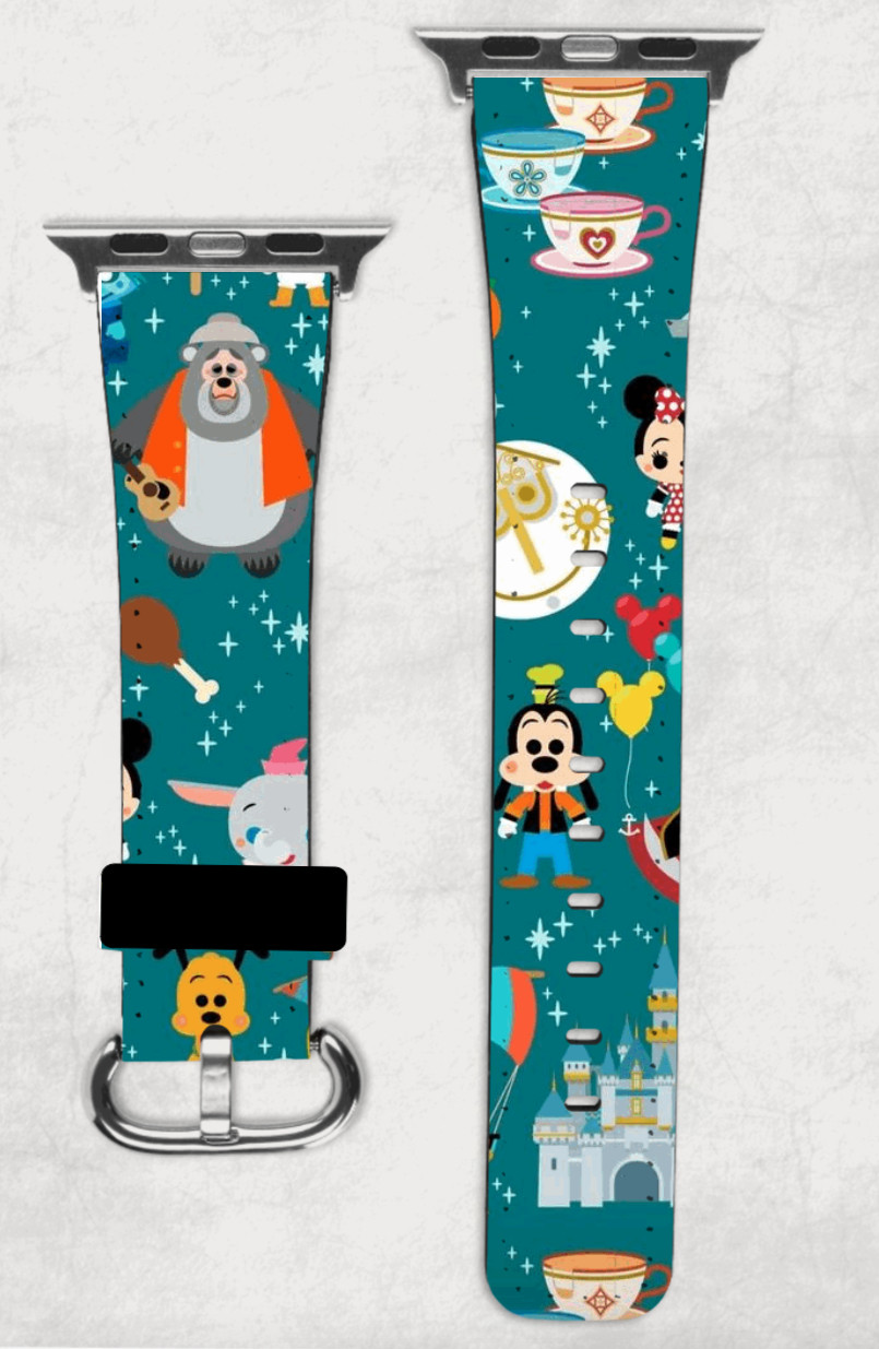 Disney Apple Watch Band NEW 38/40/41 & 42/44/45 Country Bears Goofy Dumbo Mickey