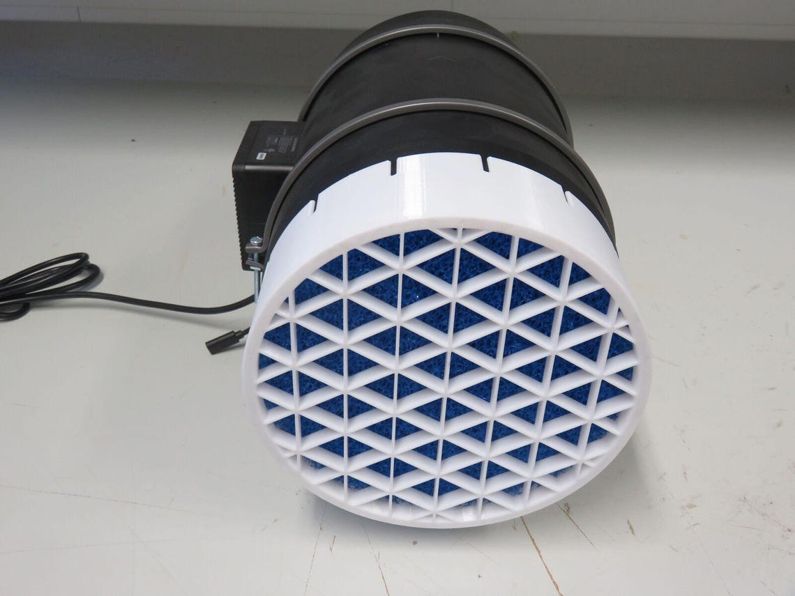 Fan Guard with Filter for 8" (200mm) AC Infinity S8, T8, A8 Fan