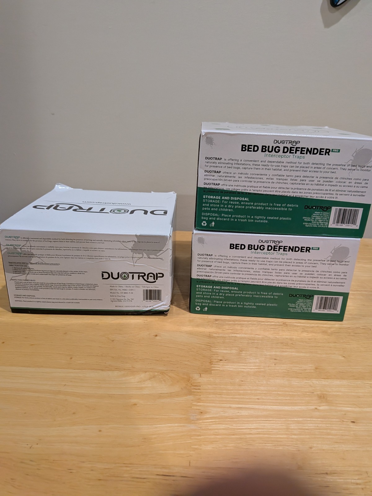DUOTRAP Bed Bug Defender Pro Interceptor Traps - 12 Total