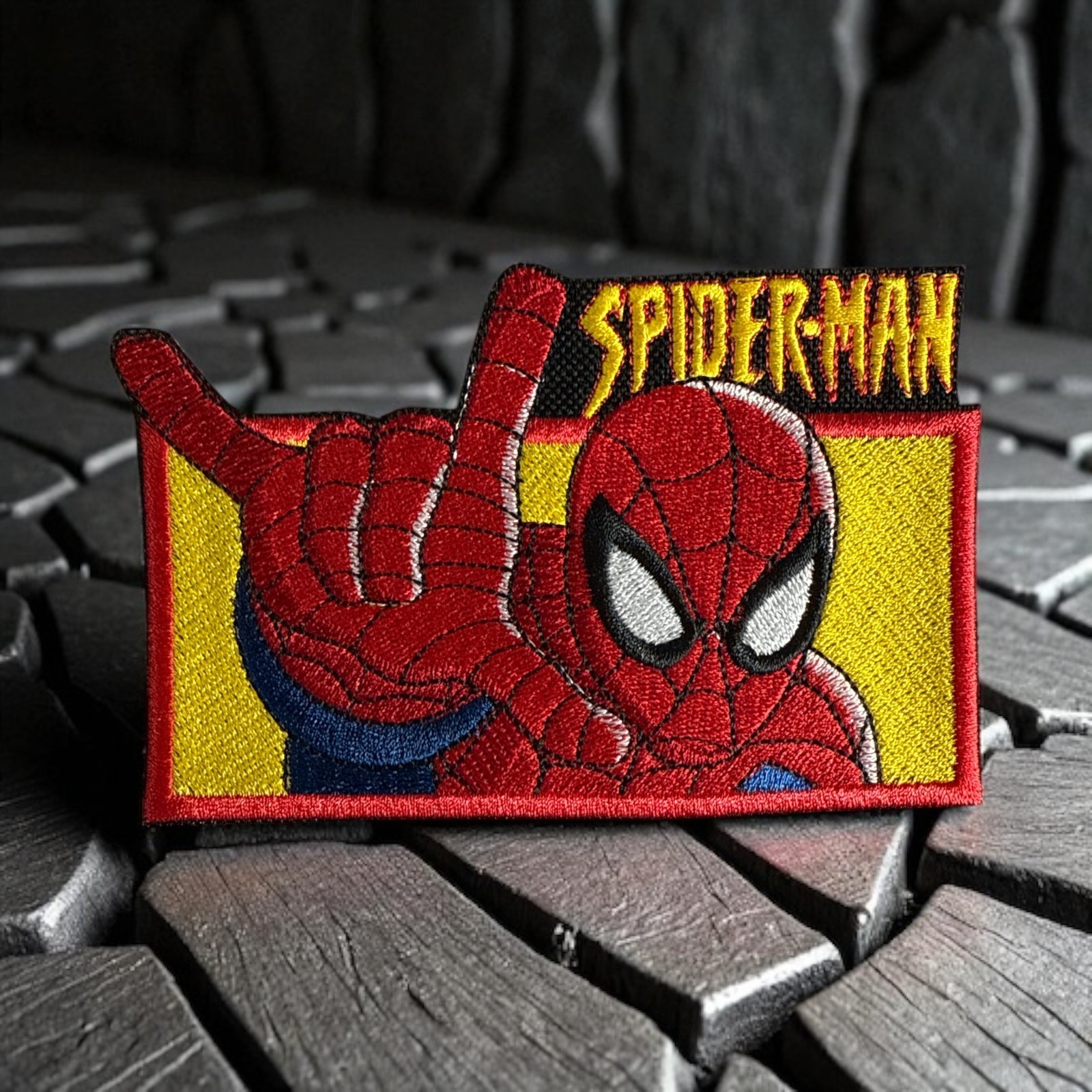I Love Spiderman Embroidered Patch 3.22" X 5.01"