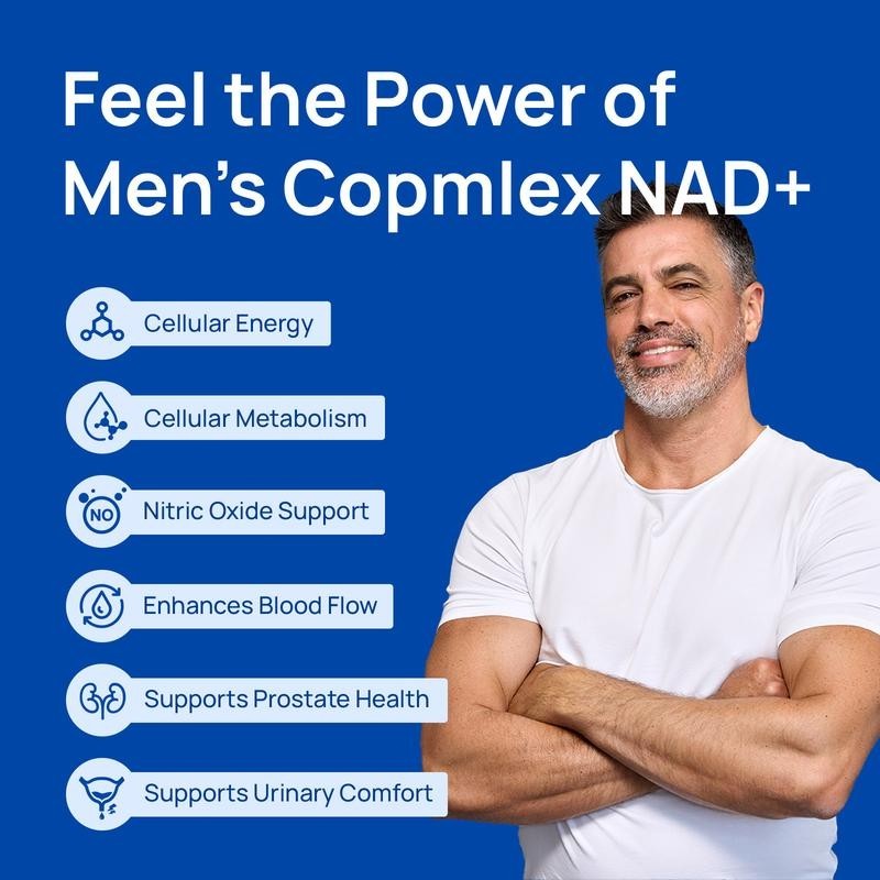 Selerb NAD+ Supplement for Men - With Liposomal-NAD+,CoQ10, L-Carnitine