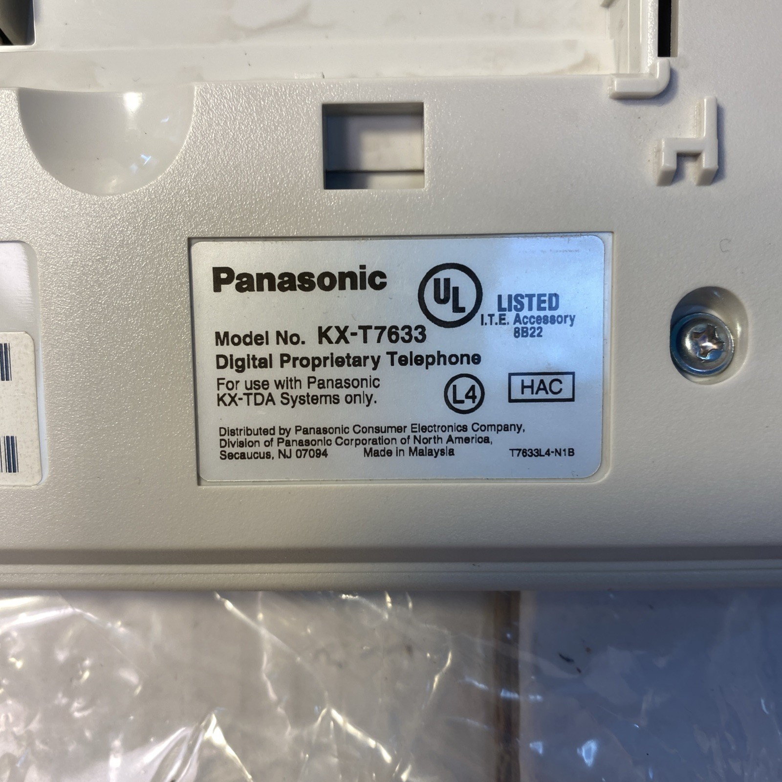 KX T7633 - Digital Super Hybrid System White SAME DAY SHIPPING NICE UNIT!!