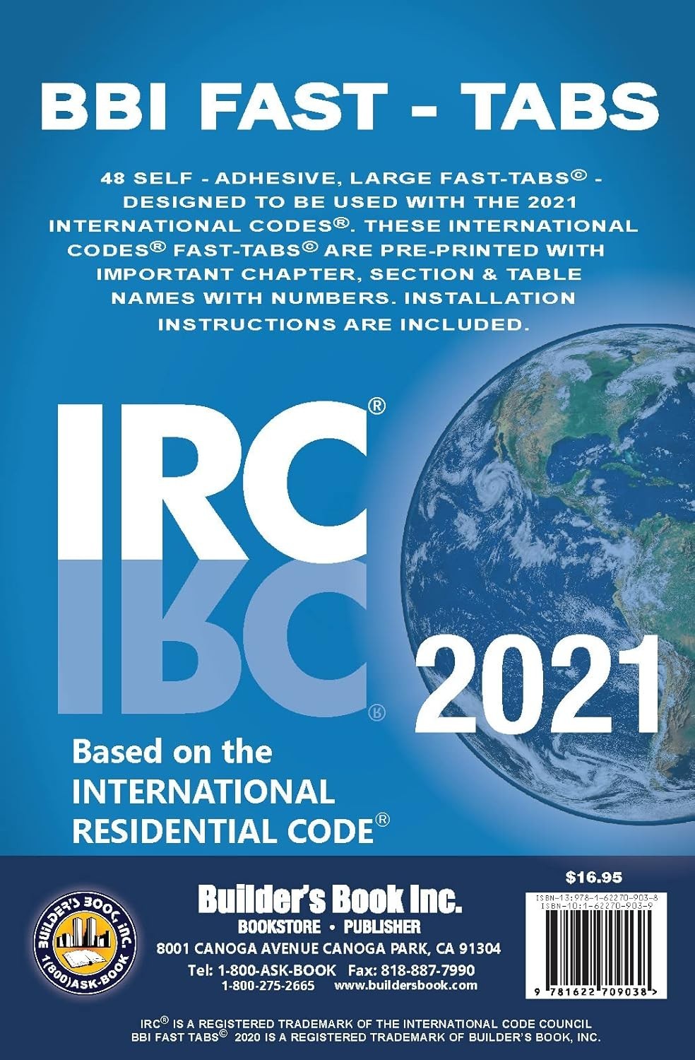 IRC 2021 RESIDENTIAL CODE WITH TABS