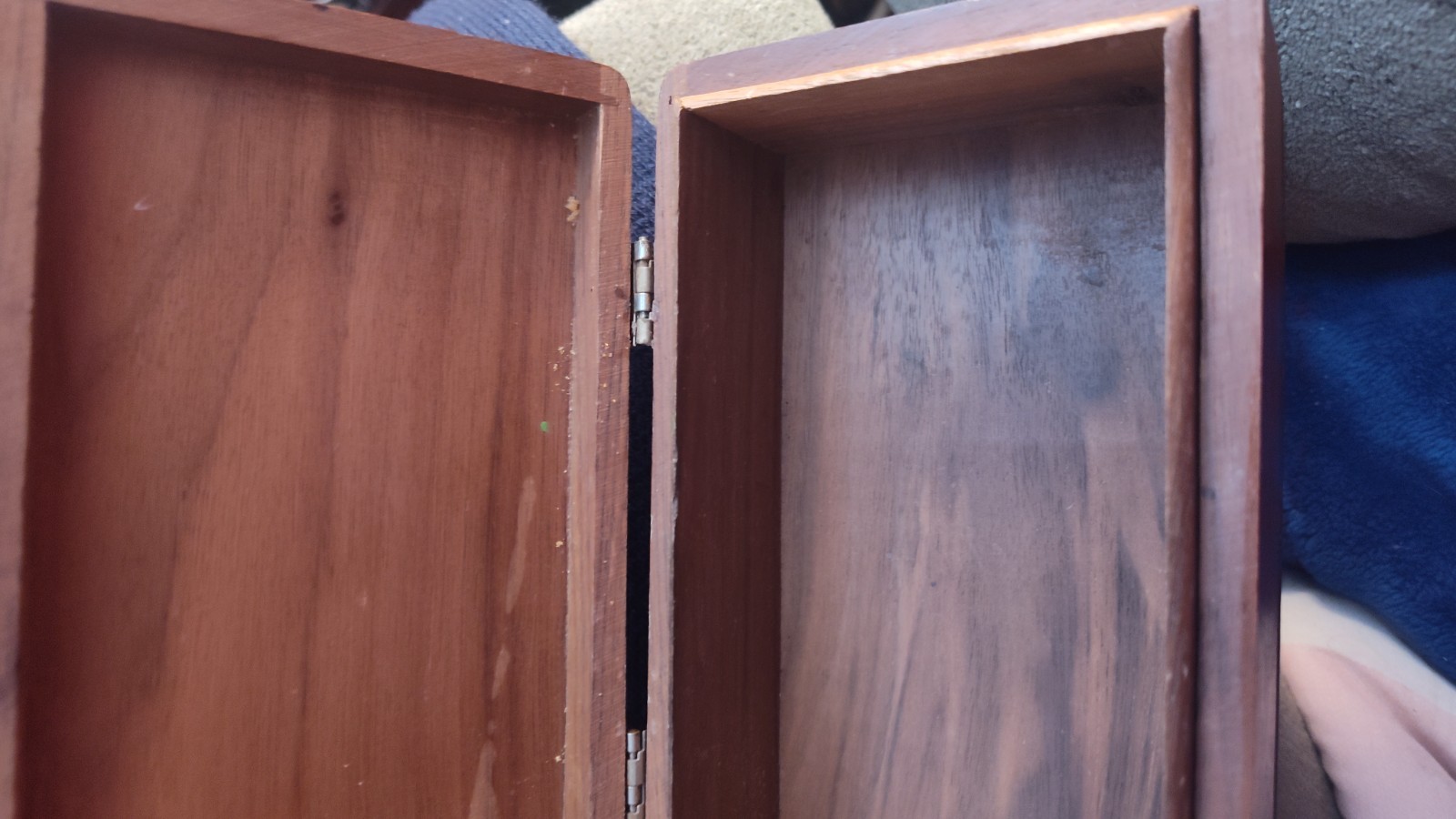 small wooden trinket box x 2