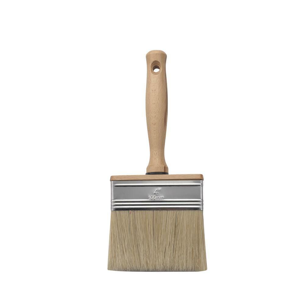 4" Deck Siding Block Brush Exterior Oil & Water Base Stain Sealer China Bristle