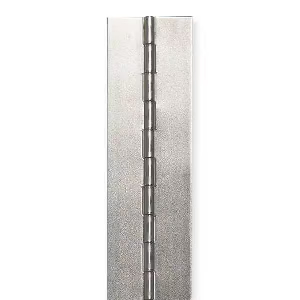 Piano Hinge, Steel, Full Surface Mounting, 1 in Leaf W x 36 in Leaf H, Steel