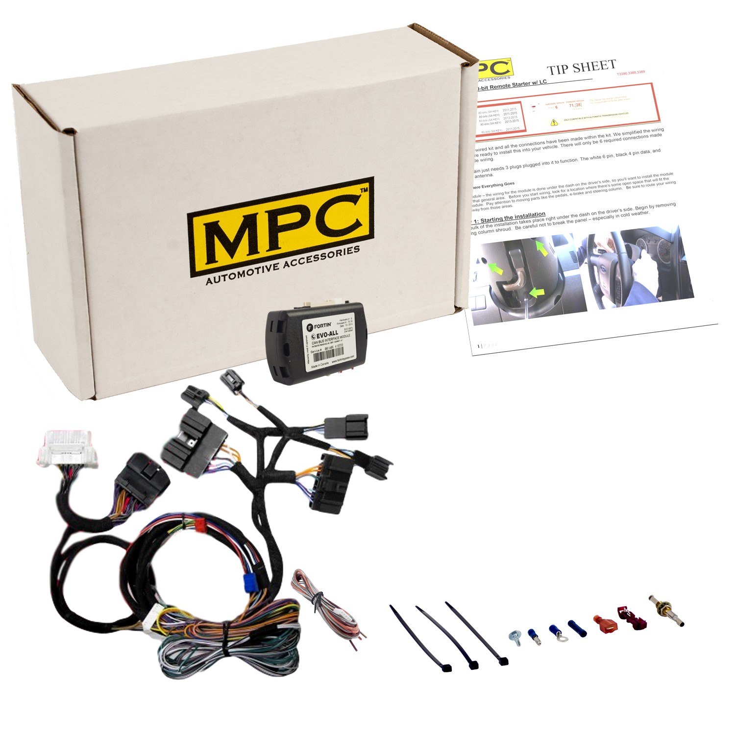 Plug & Play Factory Remote Activated Remote Start Kit For 2010-2011 Ford Focus