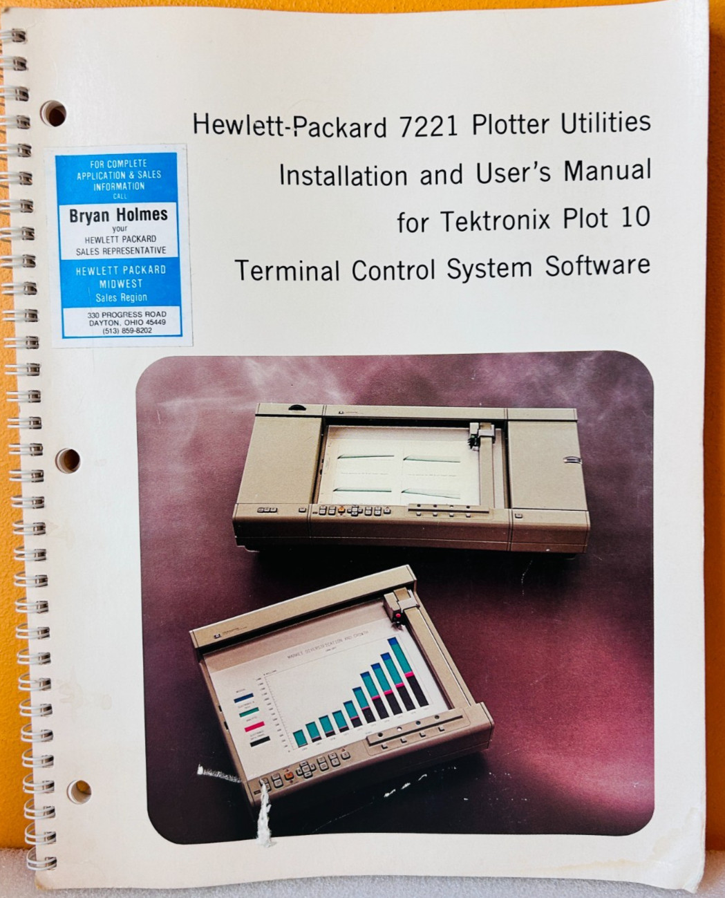 HP 07221-90018 Model 7221 Plotter Utilities Installation & User's Manual.