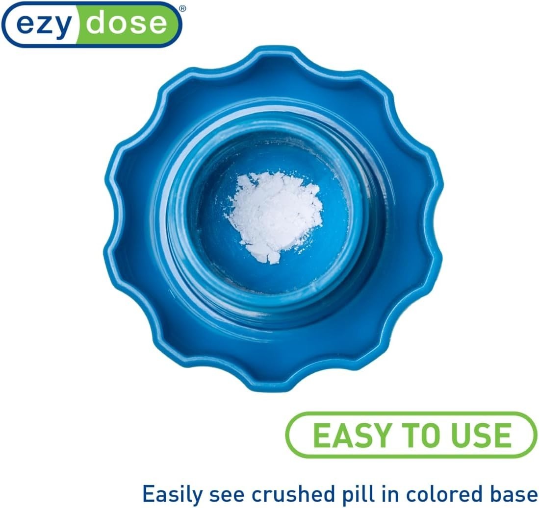 Compact, BPA-Free Pill Grinder with Built-in Storage - Everyday Wellness Tool