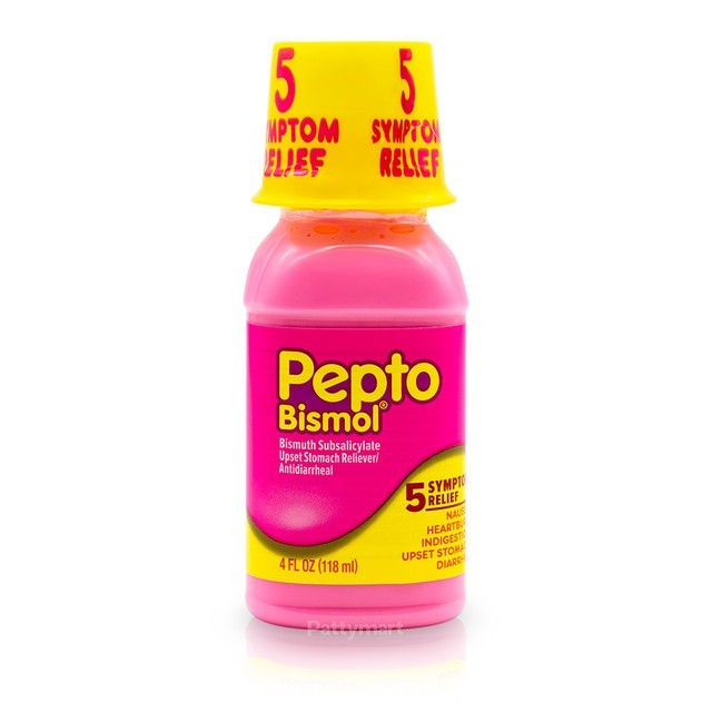 PEPTO BISMOL - UPSET STOMACH - RELIEVER ANTI-DIARRHEAL - ORIGINAL - 4 OZ
