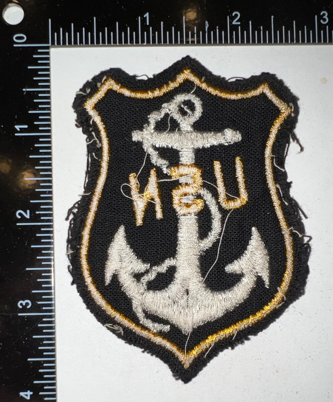 WWII USN US Navy PX Jacket Wool Patch