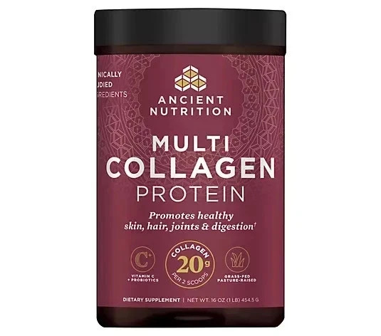 Ancient Nutrition Collagen Powder Protein,Unflavored 45 Servings Exp 05/2028