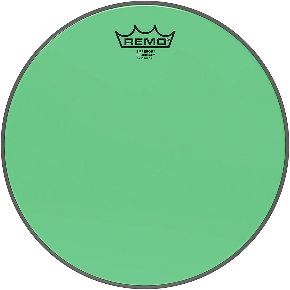 Remo Emperor Colortone Green Drum Head 12 in.